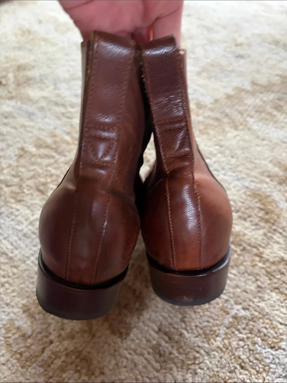 Men's Brown Walt Leather Boots 10 B